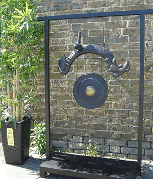 Oriental Gong on Stand