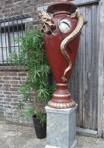 Dragon Vase Chinese Event Decoration