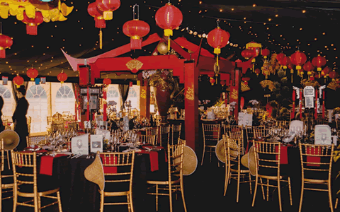 Chinese Pagoda Hire for events  at Chinese-Theme-Props.co.uk
