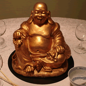 Chinese Buddah Table Centres ... Hire