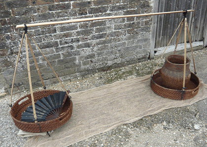 Traditional Asian Carry baskets